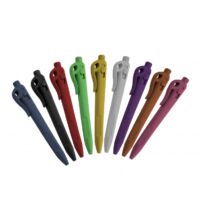 Elephant Pen kapcsolható toll, csiptetővel, kék házzal, kék tintával, standard betéttel (50 db/csomag) - Detektálható toll